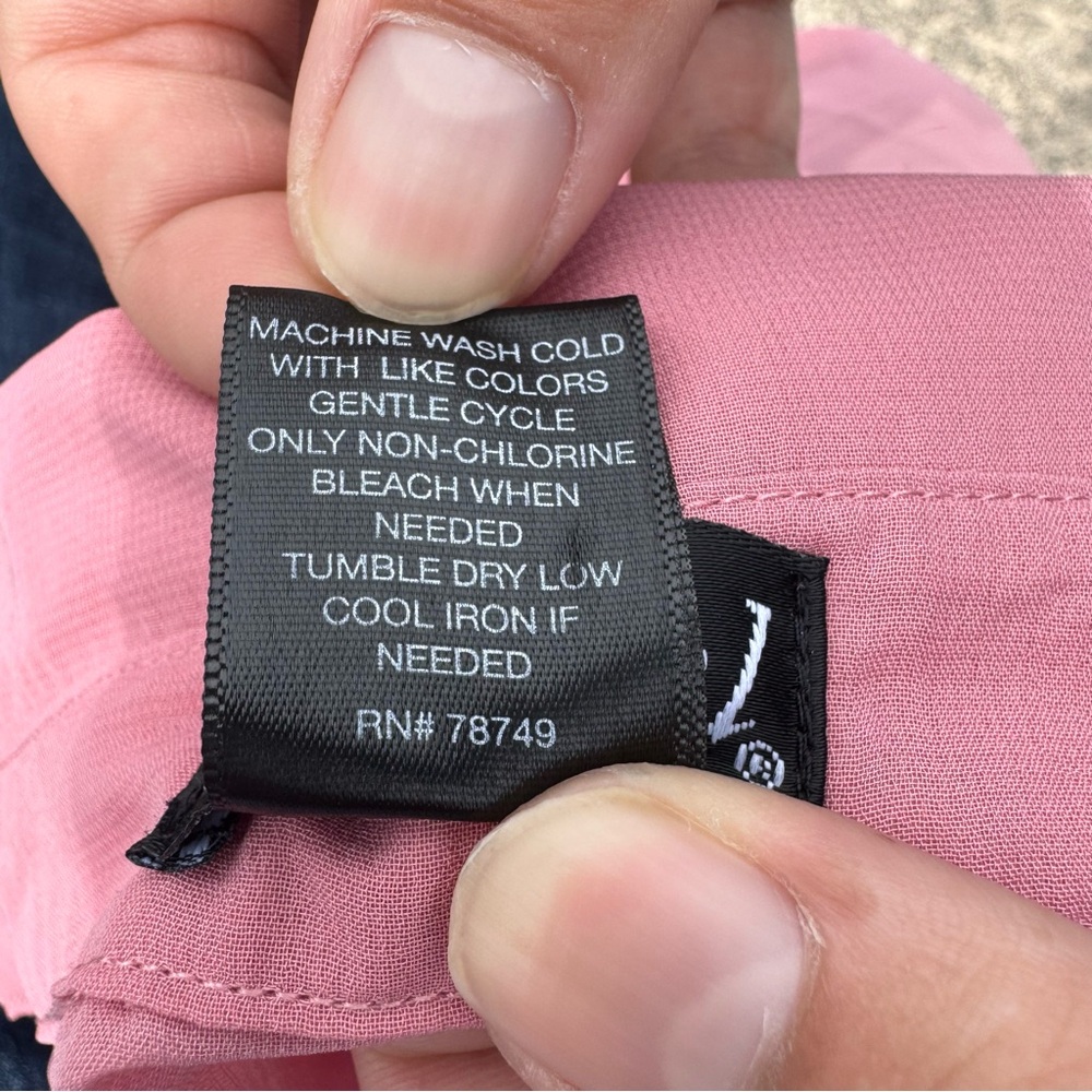 Wet Seal Vintage Y2K Pink Long Sleeve Fitted Button Down Shirt - Picture 10 of 10